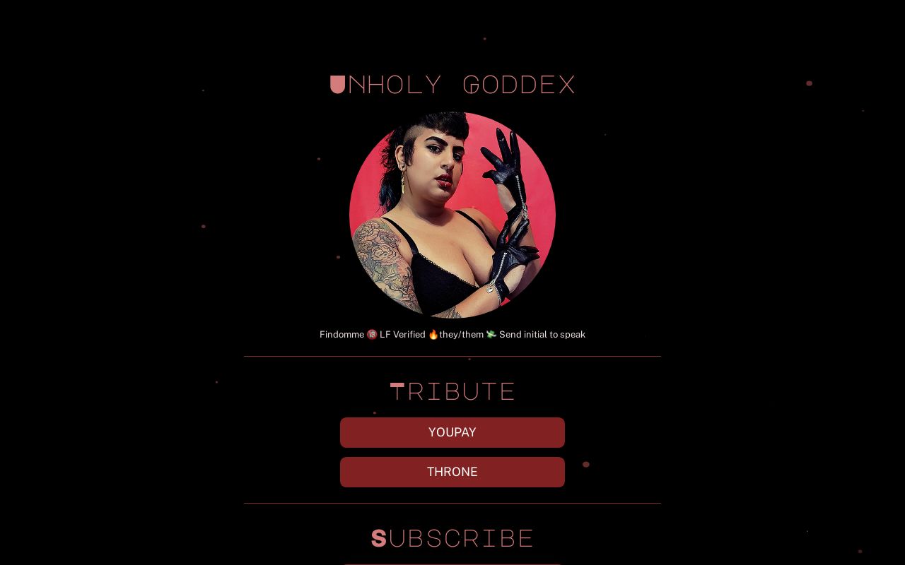 Unholy Goddex